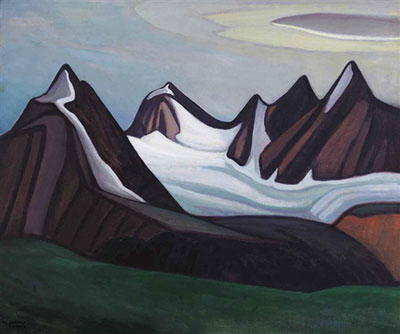 Gemälde Reproduktion von Lawren Harris Berge und Glaciers