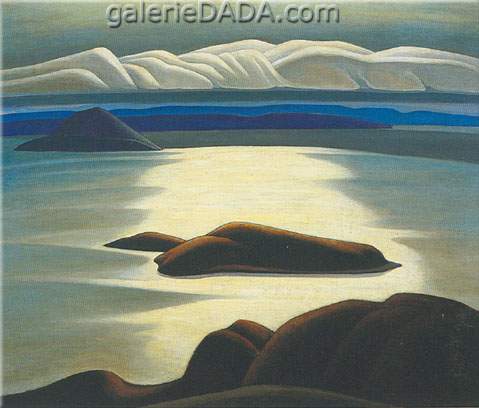 Gemälde Reproduktion von Lawren Harris Superior-See am Morgen