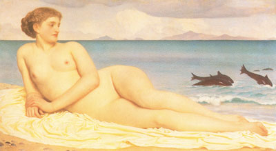 Gemälde Reproduktion von Lord Frederic Leighton Actea, die Nymphe des Meeres