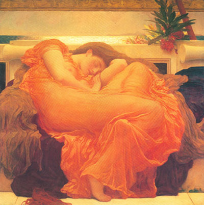 Gemälde Reproduktion von Lord Frederic Leighton Flamme Juni