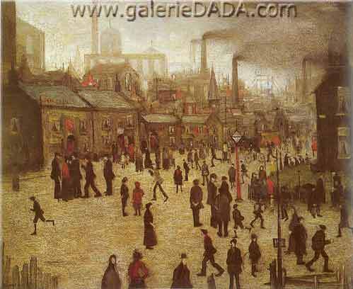 Gemälde Reproduktion von L.S. Lowry 