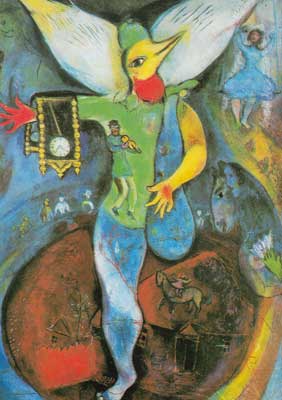 Gemälde Reproduktion von Marc Chagall Der Jongleur