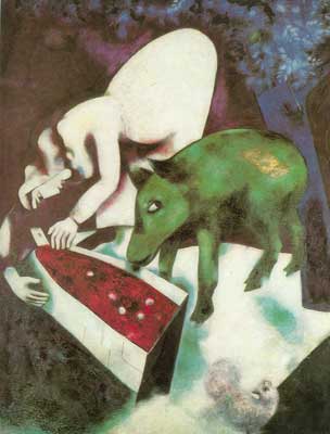 Gemälde Reproduktion von Marc Chagall Die Bewässerung