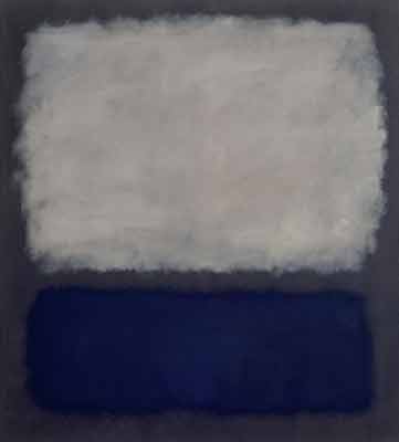 Gemälde Reproduktion von Mark Rothko Blau und Grau