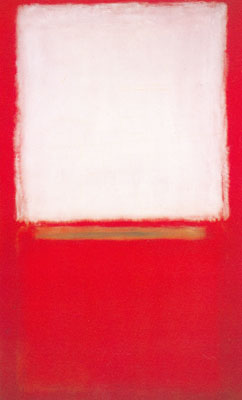 Gemälde Reproduktion von Mark Rothko Ohne Titel 1954b