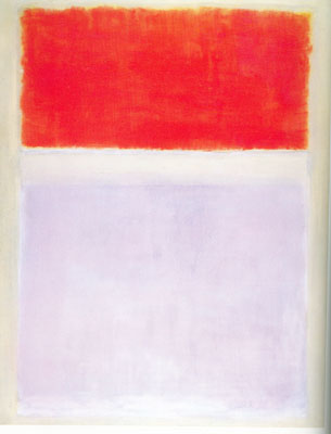 Gemälde Reproduktion von Mark Rothko Orange, Flieder und Elfenbein