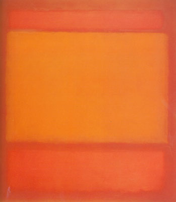 Gemälde Reproduktion von Mark Rothko Rot, orange, rot