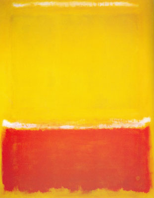 Gemälde Reproduktion von Mark Rothko Weiß, Gelb, Gelb