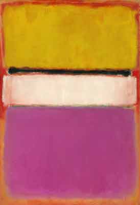 Gemälde Reproduktion von Mark Rothko White Center