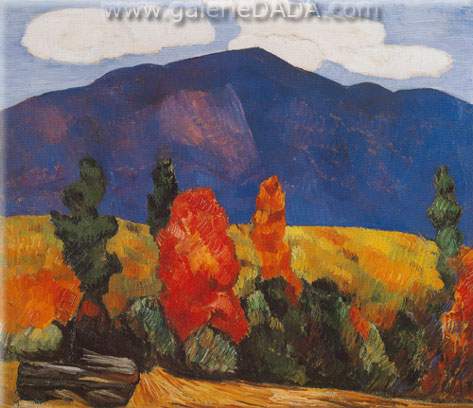 Gemälde Reproduktion von Marsden Hartley Franconia Notch