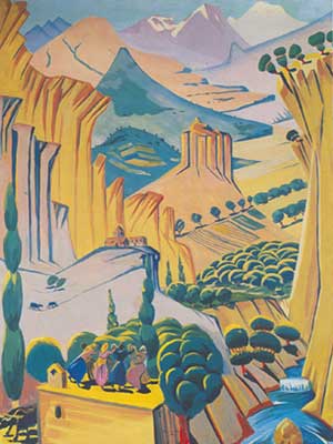 Gemälde Reproduktion von Martiros Saryan Armenien