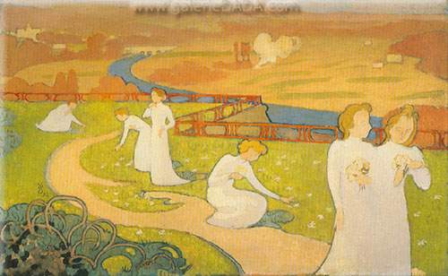 Gemälde Reproduktion von Maurice Denis April