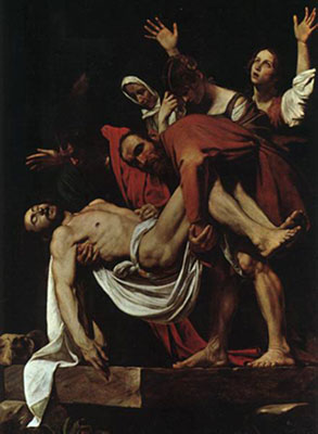 Gemälde Reproduktion von Michelangelo Caravaggio Die Ermordung des Herrn