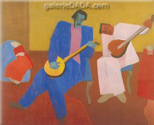 Gemälde Reproduktion von Milton Avery Musikschaffende