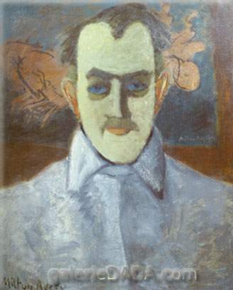 Gemälde Reproduktion von Milton Avery Selbstporträt