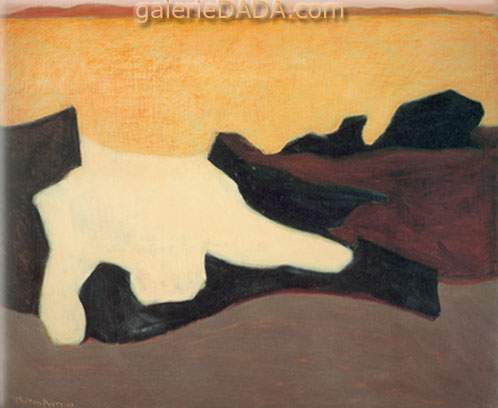 Gemälde Reproduktion von Milton Avery Sonnenuntergang