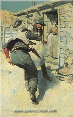 Gemälde Reproduktion von N.C. Wyeth 