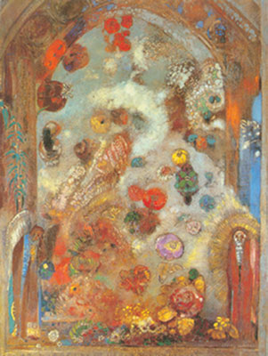 Gemälde Reproduktion von Odilon Redon Allegorie