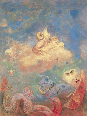 Gemälde Reproduktion von Odilon Redon Apollo 's Wagen