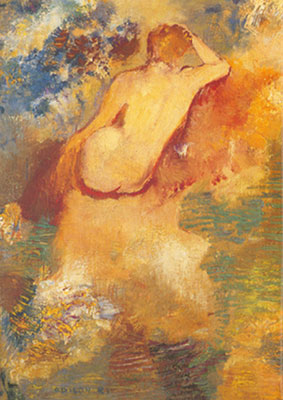 Gemälde Reproduktion von Odilon Redon Die Geburt der Venus