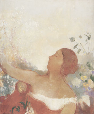 Gemälde Reproduktion von Odilon Redon Ophelia