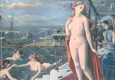 Gemälde Reproduktion von Paul Delvaux 