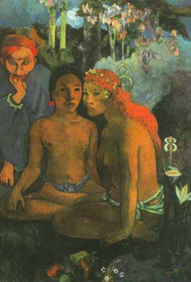 Gemälde Reproduktion von Paul Gauguin Barbarische Geschichten