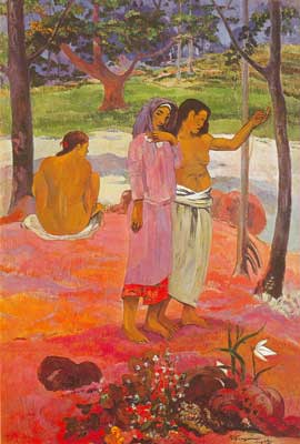 Gemälde Reproduktion von Paul Gauguin Der Aufruf