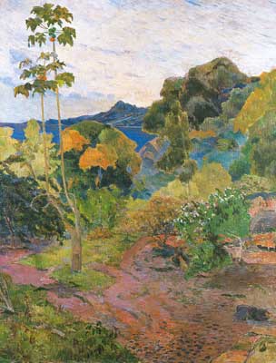 Gemälde Reproduktion von Paul Gauguin Die Landschaft der Antike