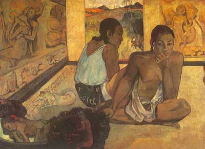 Gemälde Reproduktion von Paul Gauguin Le Repos