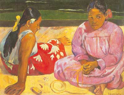 Gemälde Reproduktion von Paul Gauguin Tahitianische Frauen