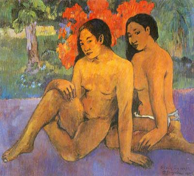 Gemälde Reproduktion von Paul Gauguin Und das Gold ihrer Körper