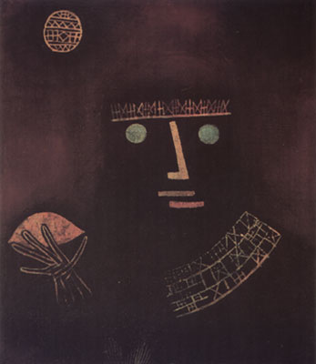 Gemälde Reproduktion von Paul Klee Schwarzer Prinz