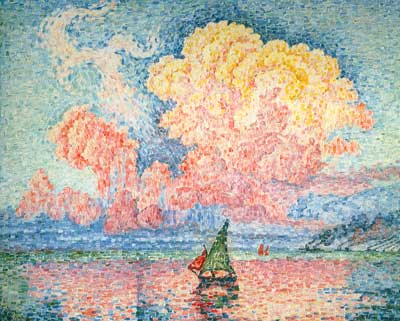 Gemälde Reproduktion von Paul Signac The Pink Cloud, Antibes