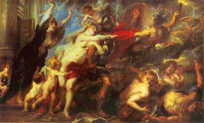 Gemälde Reproduktion von Peter Paul Rubens Die Schrecken des Krieges