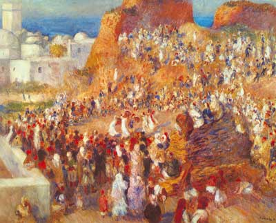 Gemälde Reproduktion von Pierre August Renoir Muslimfest in Algier