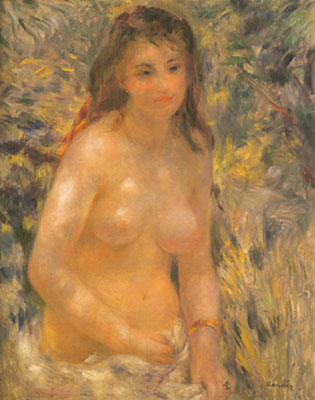 Gemälde Reproduktion von Pierre August Renoir Nackt in der Sonne