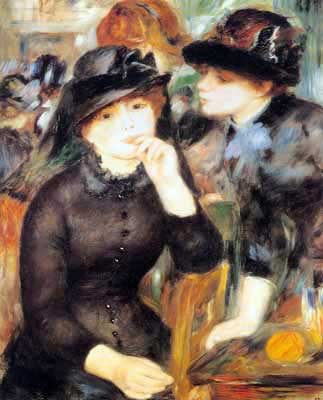 Gemälde Reproduktion von Pierre August Renoir Schwarze Mädchen