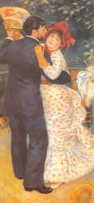 Gemälde Reproduktion von Pierre August Renoir Tanz auf dem Land