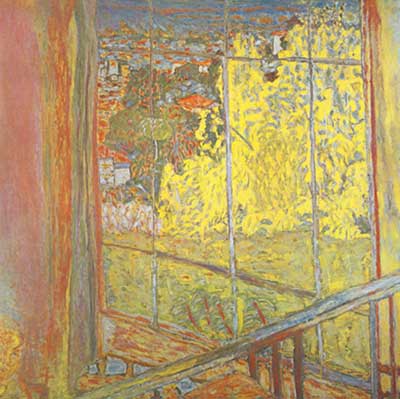 Gemälde Reproduktion von Pierre Bonnard Le Cannet Studio mit Mimosa