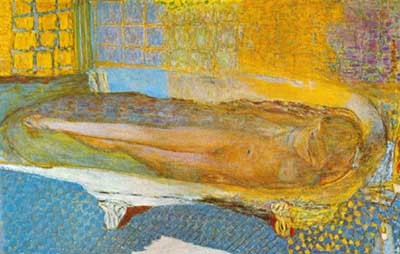 Gemälde Reproduktion von Pierre Bonnard Nackt in einem Bad