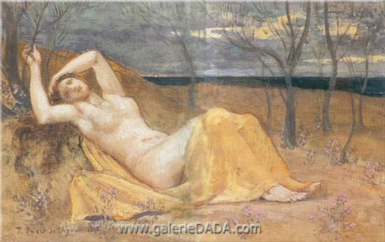 Gemälde Reproduktion von Pierre Puvis de Chavannes 