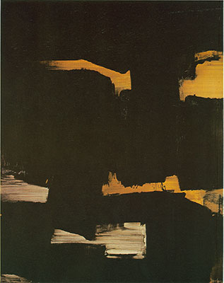 Gemälde Reproduktion von Pierre Soulages 