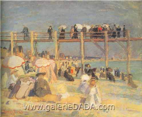 Gemälde Reproduktion von Raoul Dufy The Beach at St. Adress