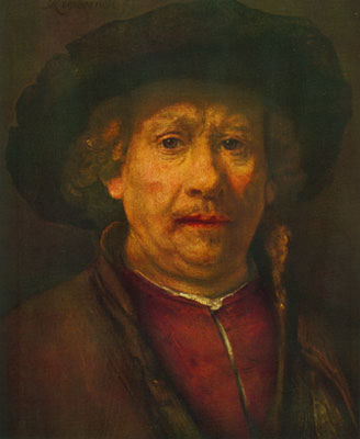 Gemälde Reproduktion von Harmenszoon Rembrandt Selbstporträt