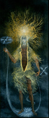 Gemälde Reproduktion von Remedios Varo Astraler Charakter