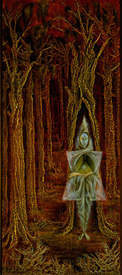 Gemälde Reproduktion von Remedios Varo Der Eremit