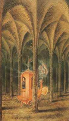 Gemälde Reproduktion von Remedios Varo Die botanische Akademie der schönen Künste