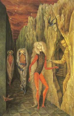 Gemälde Reproduktion von Remedios Varo Porträt von Dr. ignacio