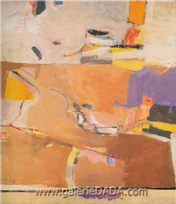 Gemälde Reproduktion von Richard Diebenkorn Berkeley Nummer 1